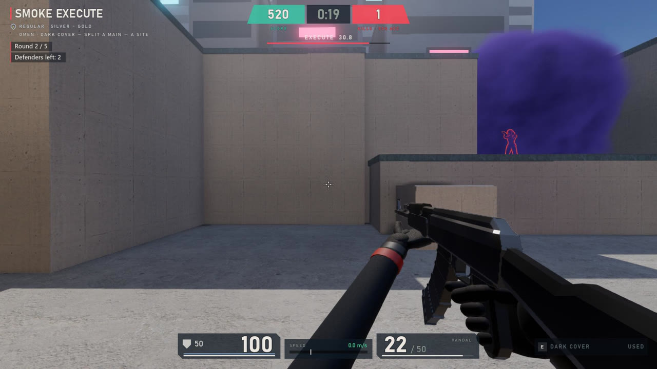 Smoke Execute: placing controller smokes on a site, then taking it.